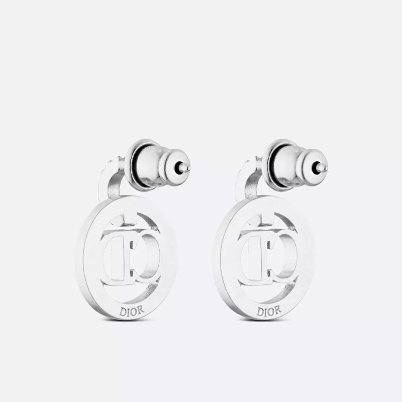 Cheap Dior Clair D Lune Earrings Metal and Crystals Silver 0113 Hot Sale