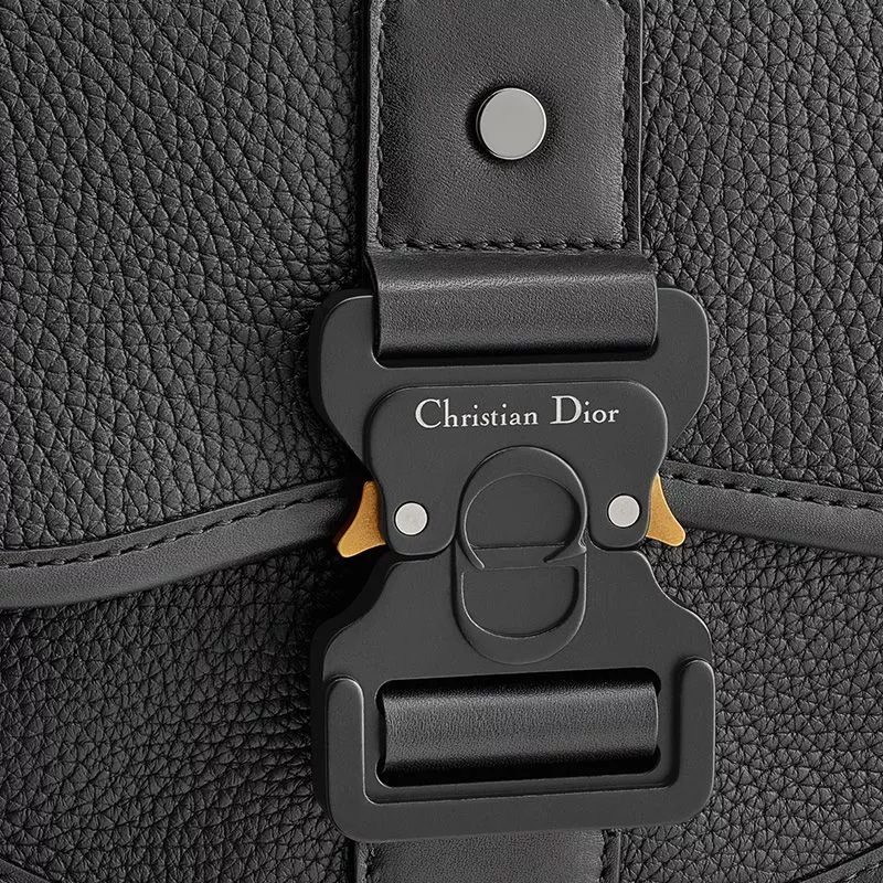 Cheap Dior Gallop Messenger Grained Calfskin Black 0112 Hot Sale