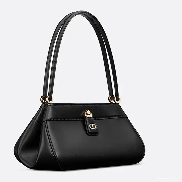 Cheap Black Small Key Calfskin Dior Box Bag 0219 Hot Sale