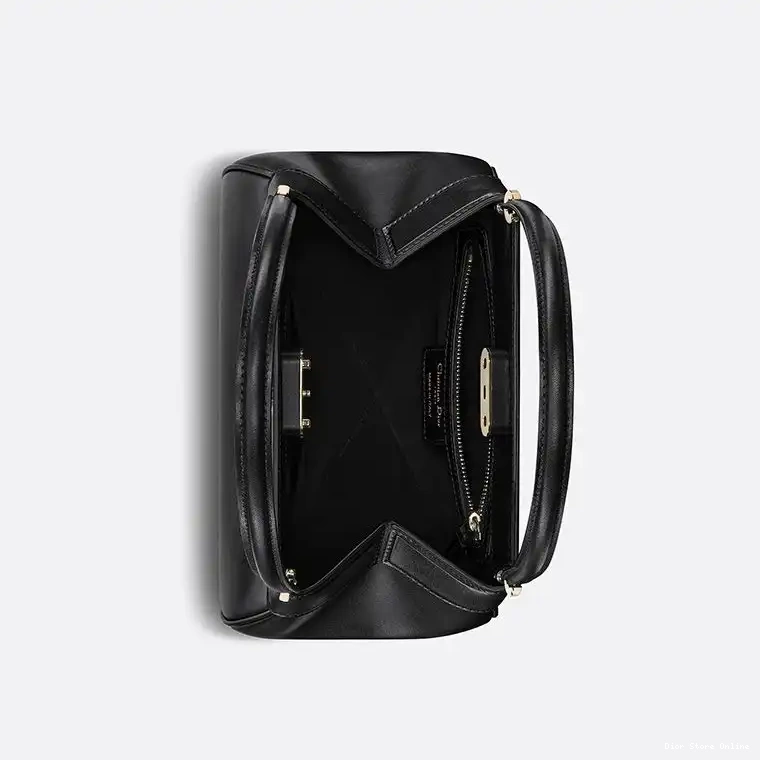 Cheap Black Small Key Calfskin Dior Box Bag 0219 Hot Sale