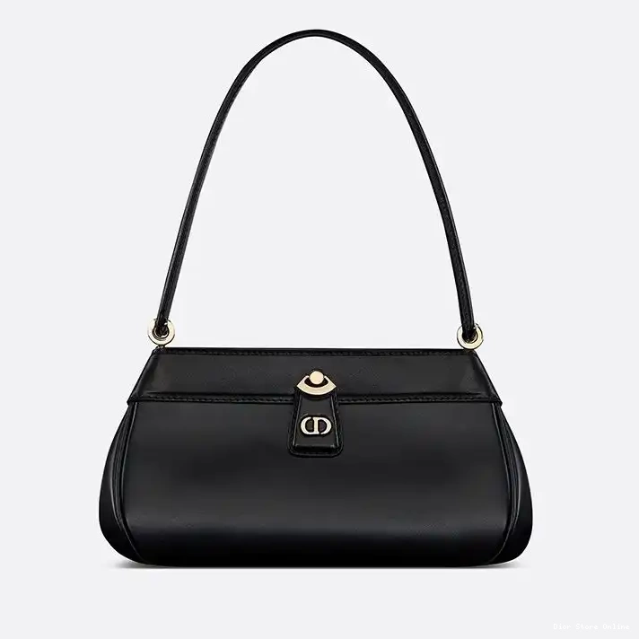 Cheap Black Small Key Calfskin Dior Box Bag 0219 Hot Sale