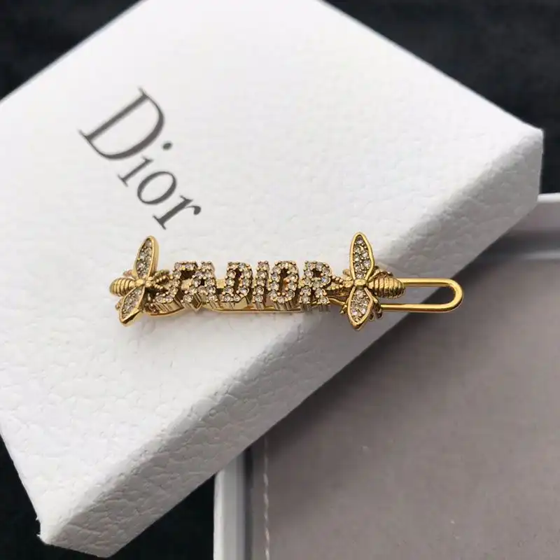 J'Adior Barrette with Bee Silver Crystals Gold 0201 Hot Sale