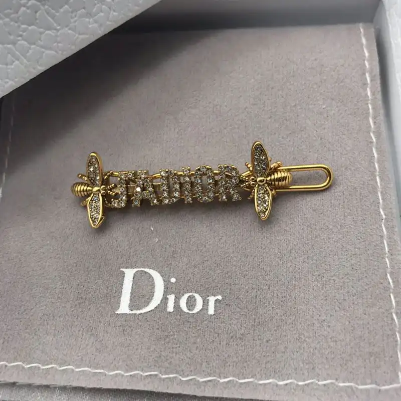 Cheap J'Adior Barrette with Bee Silver Crystals Gold 0201 Hot Sale