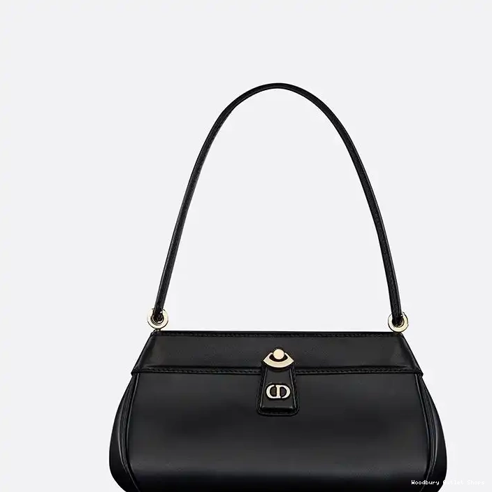 Cheap Black Calfskin Dior Small Box Key Bag 0218 Hot Sale