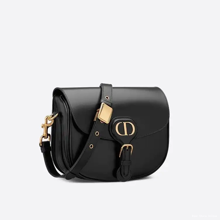 Cheap Bag Black Medium Bobby Calfskin Dior Box 0218 Hot Sale