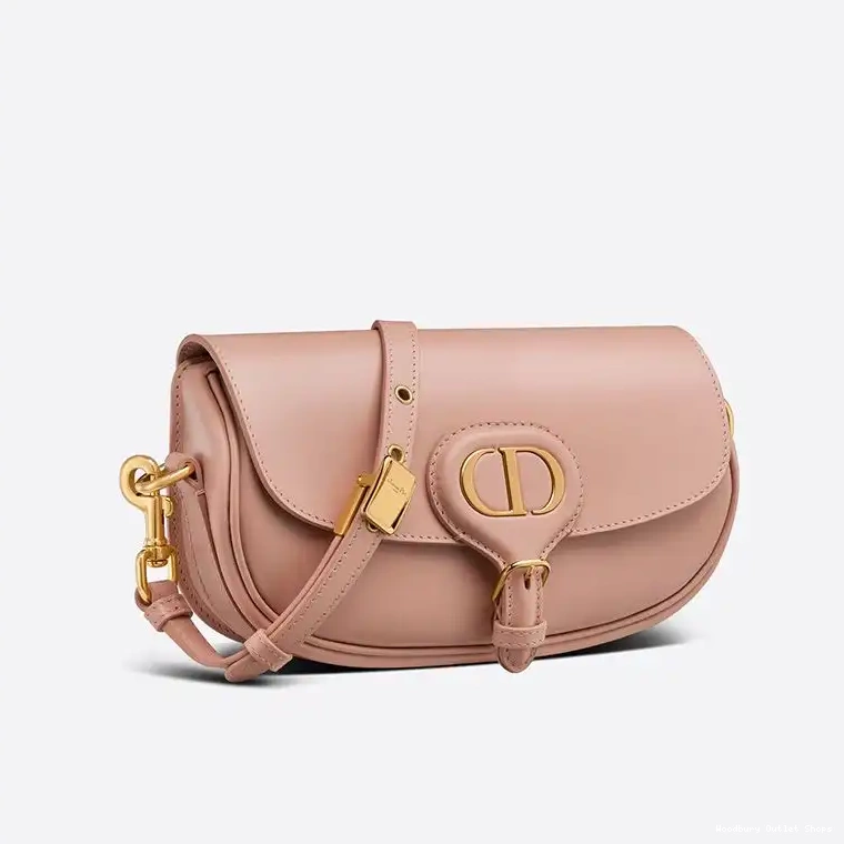 Cheap Calfskin Box East-West Pink Dior Bobby Bag 0225 Hot Sale