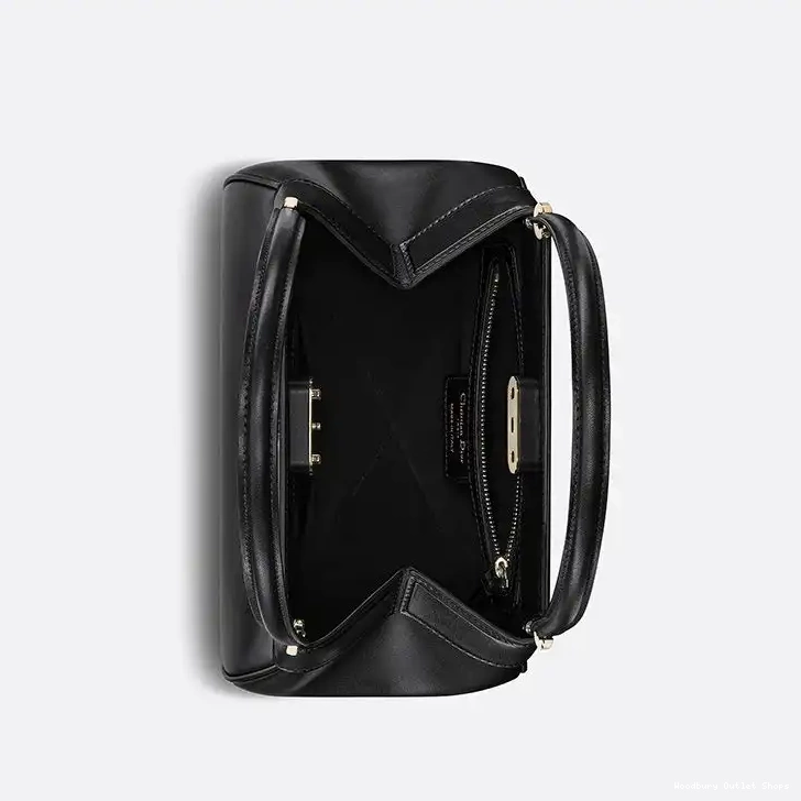 Cheap Black Calfskin Dior Small Box Key Bag 0218 Hot Sale