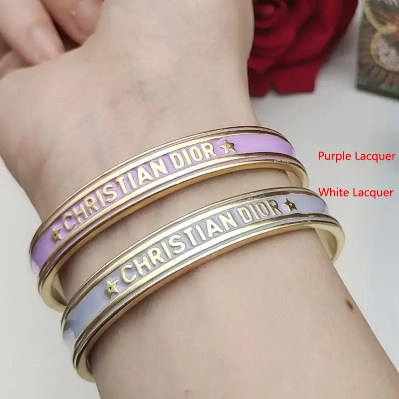 Dior Code Bangle Metal and Lacquer Gold 0206 Hot Sale