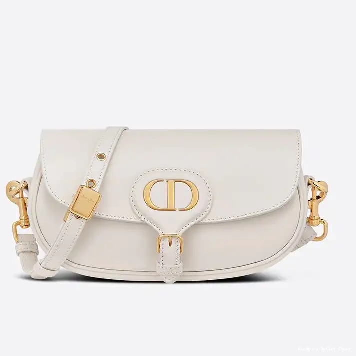 Cheap Box Bag Calfskin Dior East-West White Bobby 0319 Hot Sale