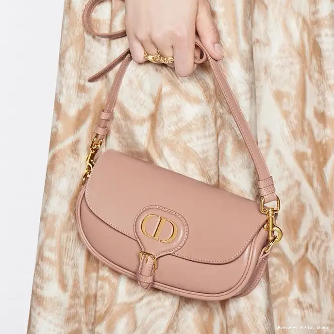 Cheap Box Calfskin Dior Pink East-West Bobby Bag 0317 Hot Sale
