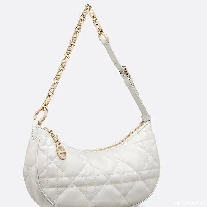 Cheap Bag Lounge Dior White Lambskin Cannage CD 0319 Hot Sale