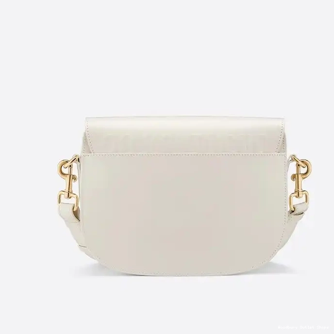 Cheap Bobby Bag Box Dior White Medium Calfskin 0318 Hot Sale