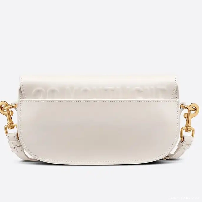 Cheap Box Bag Calfskin Dior East-West White Bobby 0319 Hot Sale