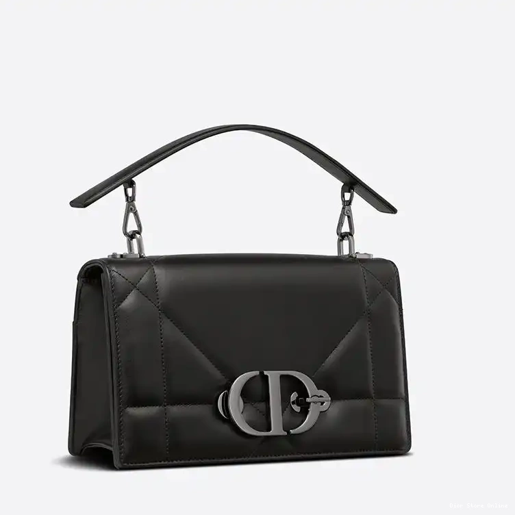 Cheap Maxicannage Handle Black Chain Dior with Lambskin Bag Montaigne 30 0317 Hot Sale