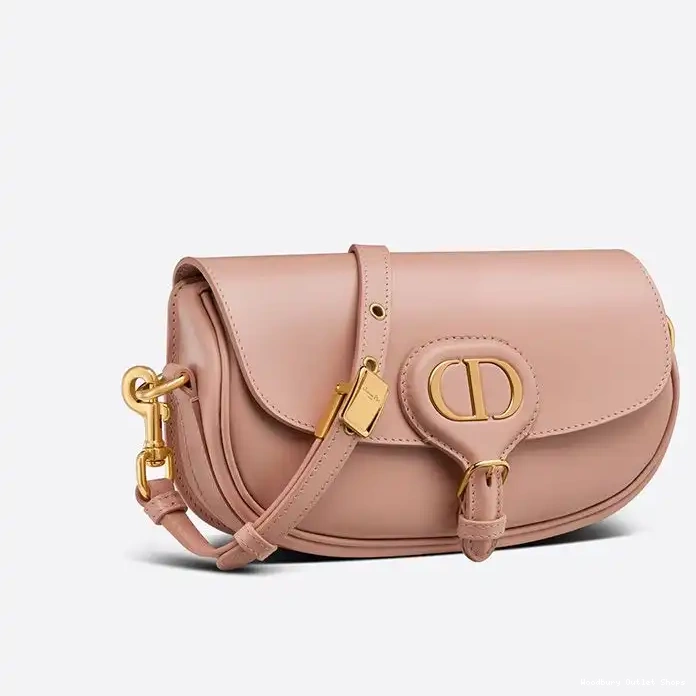 Cheap Box Calfskin Dior Pink East-West Bobby Bag 0317 Hot Sale