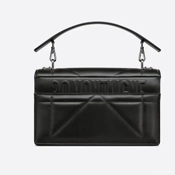 Cheap Maxicannage Handle Black Chain Dior with Lambskin Bag Montaigne 30 0317 Hot Sale