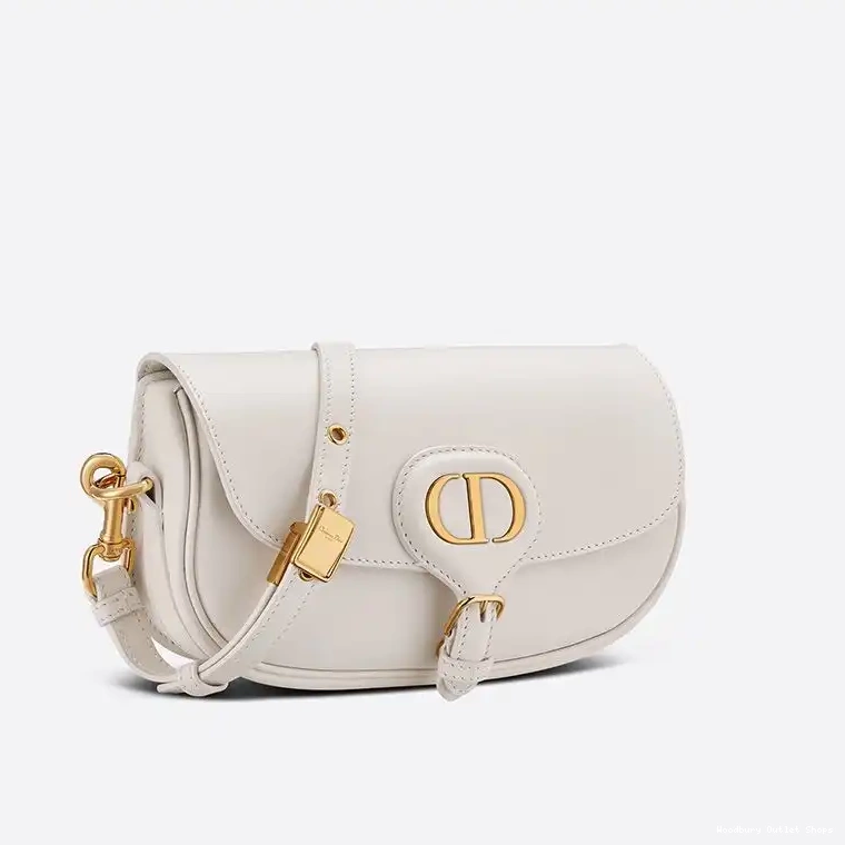 Cheap Box Bag Calfskin Dior East-West White Bobby 0319 Hot Sale